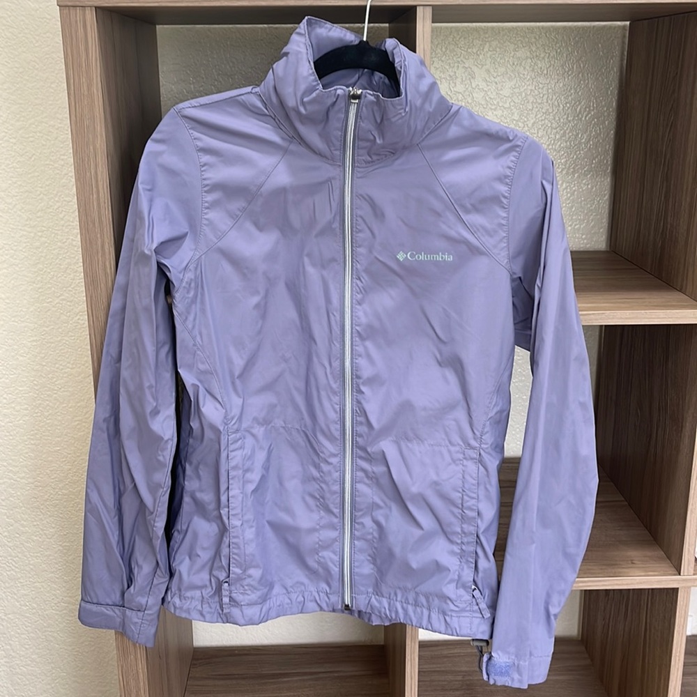 Lilac Columbia windbreaker